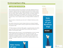 Tablet Screenshot of birchlerangelique.wordpress.com
