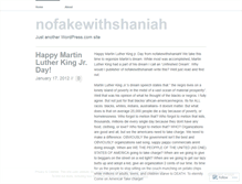 Tablet Screenshot of nofakewithshaniah.wordpress.com