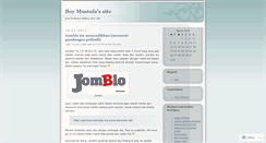 Desktop Screenshot of boynurah.wordpress.com