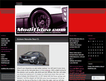 Tablet Screenshot of modifidea.wordpress.com