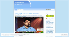 Desktop Screenshot of hkhurana.wordpress.com