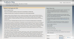Desktop Screenshot of culturahoy.wordpress.com