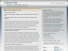 Tablet Screenshot of culturahoy.wordpress.com