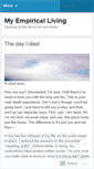 Mobile Screenshot of myempiricalliving.wordpress.com