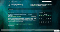 Desktop Screenshot of fmodproject.wordpress.com