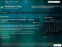 Tablet Screenshot of fmodproject.wordpress.com