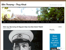 Tablet Screenshot of denthuongthuykhue.wordpress.com