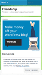 Mobile Screenshot of friendshipnet.wordpress.com