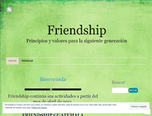 Tablet Screenshot of friendshipnet.wordpress.com