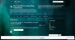 Desktop Screenshot of mrlaroche.wordpress.com