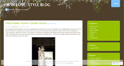 Desktop Screenshot of iminlovestyleblog.wordpress.com