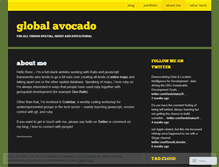 Tablet Screenshot of globalavocado.wordpress.com