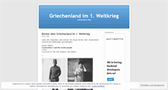 Desktop Screenshot of griechenland.wordpress.com