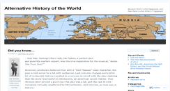 Desktop Screenshot of alternativehistoryoftheworld.wordpress.com