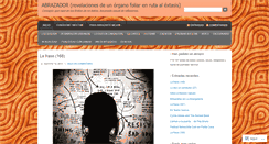 Desktop Screenshot of abrazador.wordpress.com