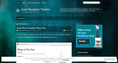 Desktop Screenshot of jessislaughter.wordpress.com