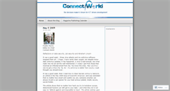 Desktop Screenshot of connectworld.wordpress.com