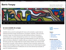 Tablet Screenshot of barrioyungay2010.wordpress.com