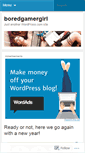 Mobile Screenshot of boredgamergirl.wordpress.com