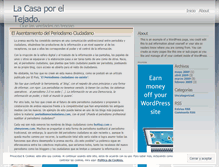 Tablet Screenshot of lacasaporeltejado.wordpress.com