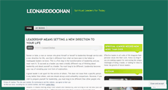 Desktop Screenshot of leonarddoohan.wordpress.com