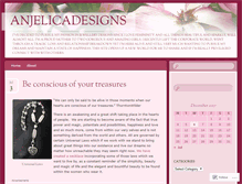 Tablet Screenshot of anjelicadesigns.wordpress.com