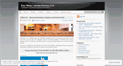 Desktop Screenshot of easymoneyauctions.wordpress.com