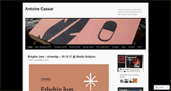 Desktop Screenshot of antoinecassar.wordpress.com