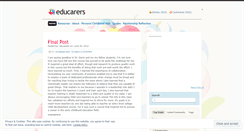 Desktop Screenshot of educarers.wordpress.com