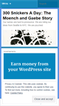 Mobile Screenshot of 300snickersaday.wordpress.com