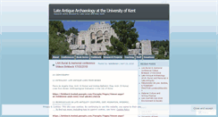 Desktop Screenshot of lateantiquearchaeology.wordpress.com