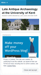 Mobile Screenshot of lateantiquearchaeology.wordpress.com