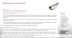 Desktop Screenshot of mittelstandoe.wordpress.com