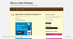 Desktop Screenshot of mavenhr.wordpress.com