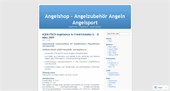 Desktop Screenshot of angelsportparadies.wordpress.com