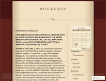 Tablet Screenshot of maggieboynton.wordpress.com