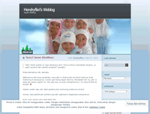 Tablet Screenshot of hendryfikri.wordpress.com