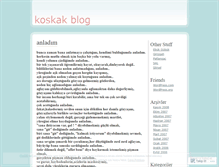 Tablet Screenshot of kostaq.wordpress.com