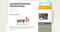Desktop Screenshot of courtyarddecaturemory.wordpress.com