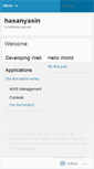 Mobile Screenshot of hasanyasin.wordpress.com