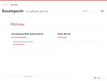 Tablet Screenshot of hasanyasin.wordpress.com