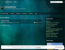 Tablet Screenshot of lanapalooza.wordpress.com