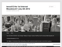 Tablet Screenshot of internetwoodstock2012.wordpress.com