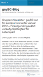 Mobile Screenshot of gaybc.wordpress.com