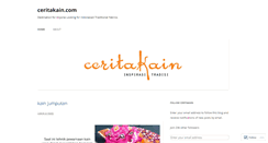 Desktop Screenshot of ceritakain.wordpress.com