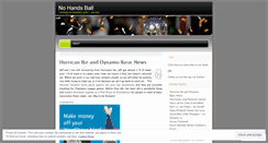 Desktop Screenshot of nohandsball.wordpress.com