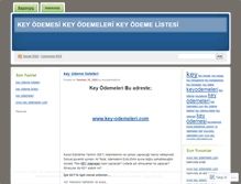 Tablet Screenshot of keyodemesi.wordpress.com