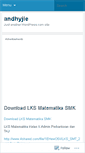 Mobile Screenshot of andhyjie.wordpress.com