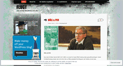 Desktop Screenshot of flugt.wordpress.com