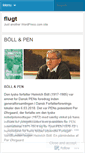 Mobile Screenshot of flugt.wordpress.com